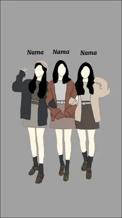 Bertiga no hijab