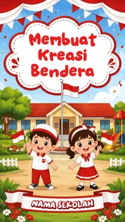 Membuat bendera TK