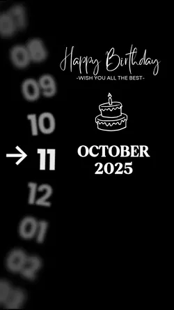 HBD 11 OCTOBER 