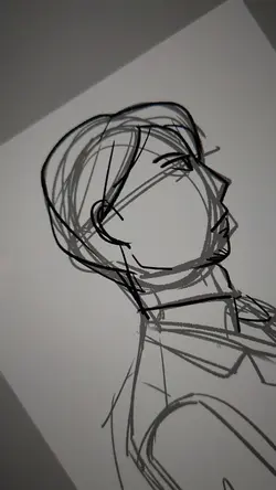 男性 線画