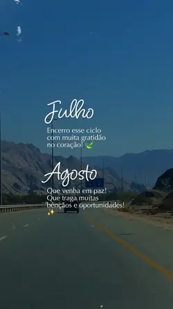 Bem-vindo Agosto