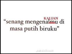 MASA PUTIH BIRU