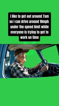 I'm retired 