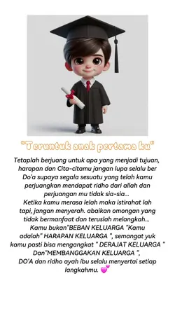 anak pertama.... 