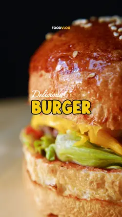 Delicious burger 