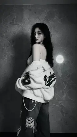 black and white