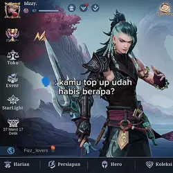 top up habis berapa?
