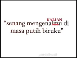 MASA PUTIH BIRU 