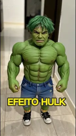 Hulk efeito bravo 