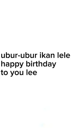 happy birthday lee