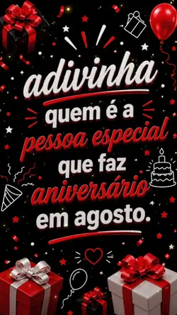 Aniversário Agosto 