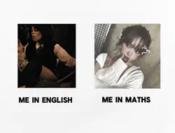 me in maths/english