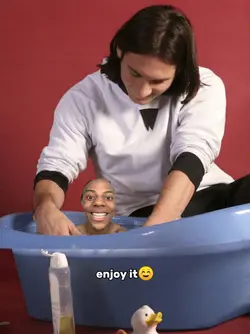 Messi bathed me