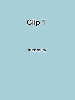 Mentality trend