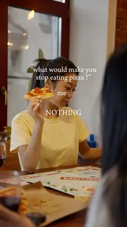 stop eating pizza