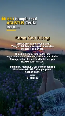 Juli selesai
