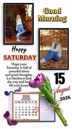 Saturday 15 August 