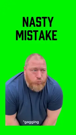 Nasty mistake