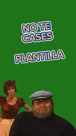NO TE CASES MEME
