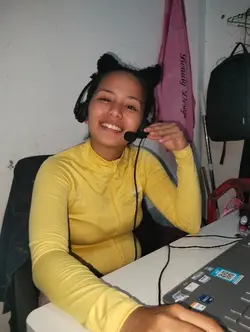 Mother working