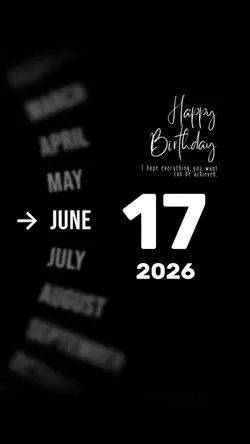 Hbd 17 June 2026 