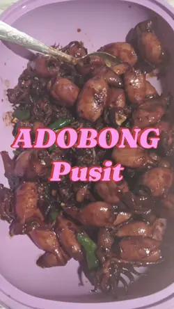 ADOBONG PUSIT
