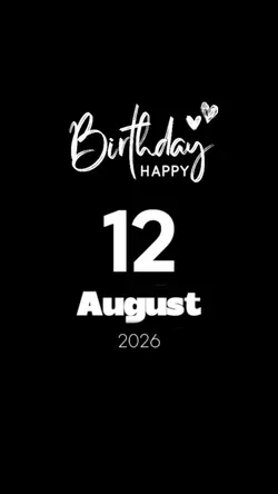 birthday 12 august