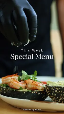 weekend special menu