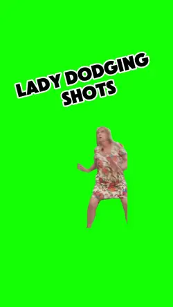 Dodging lady 