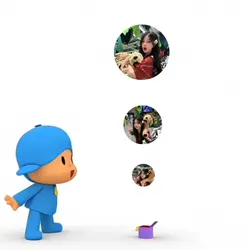 pocoyo stiker