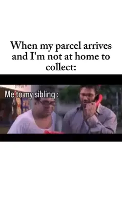 parcel arrives