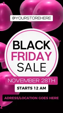 Black Friday Sale 🎈