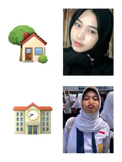 at school vs at home