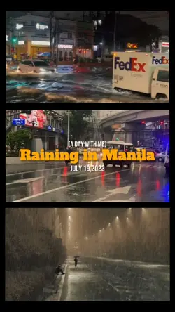raining in Manila