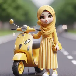 3d animasi cewek