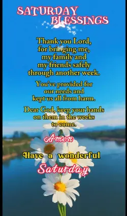 Saturday Blessings 