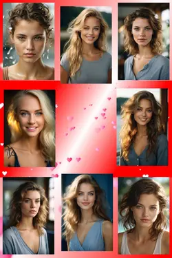 8 photos collage 