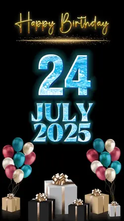 Birthday 24 July