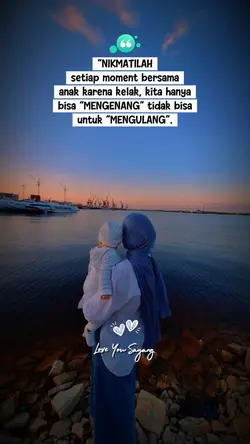 Moment bersama anak