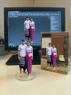 miniatur Ai 3d