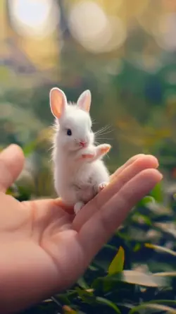 Cute tiny Ai rabbit 
