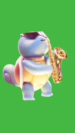 Squirtle saxophone 