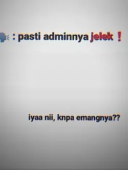 pasti adminya jelek 