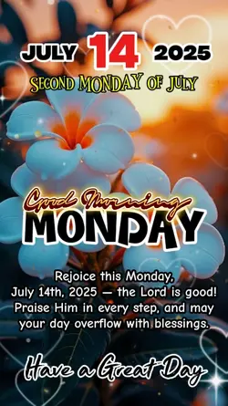 July 14,Second Mon