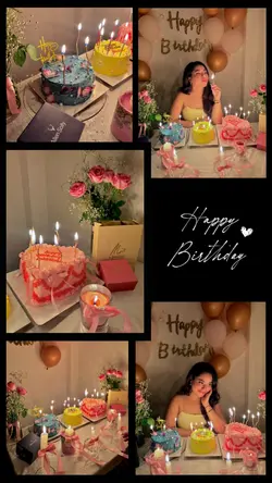 birthday collage