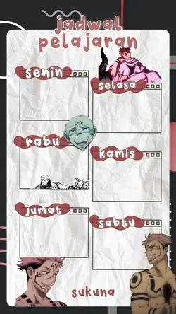 jadwal pelajaran