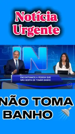 não toma banho 