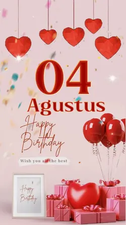 hbd 04 Agustus 2025