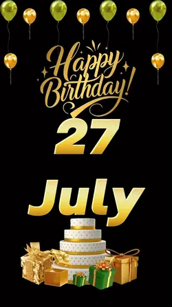 Birthday 27 july