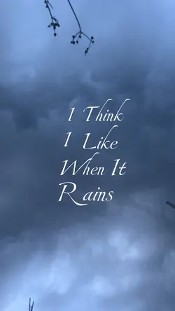 I like when ir rains
